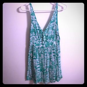 Tropical mini dress